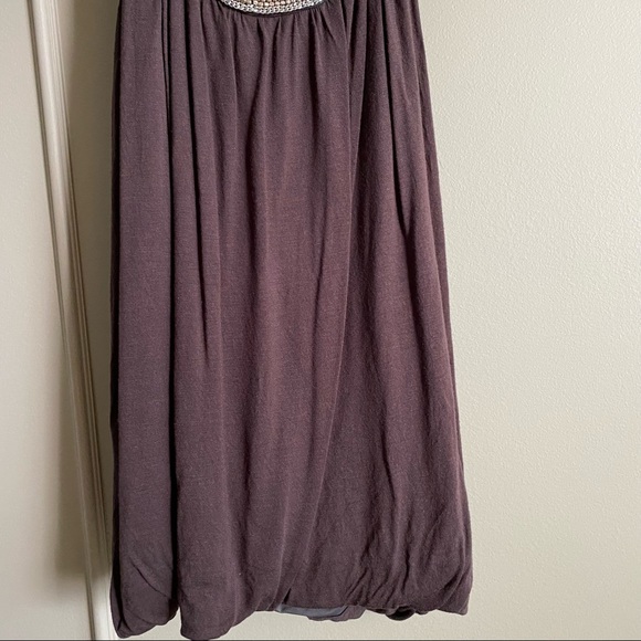 🛍 Bordeaux Los Angeles Blinged out Halter Top - Picture 3 of 8